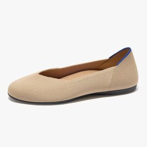 Rothy’s 8.5 Knit Ballet Flat in Ecru